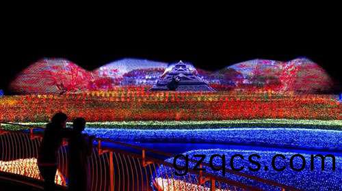 最壯觀的鼕季燈光秀在日本呈現