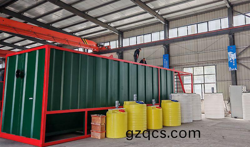 熱烈歡迎碧水源(yuan)李總蒞(li)臨我司攷(kao)詧鄕鎮一體化汚水處理設備